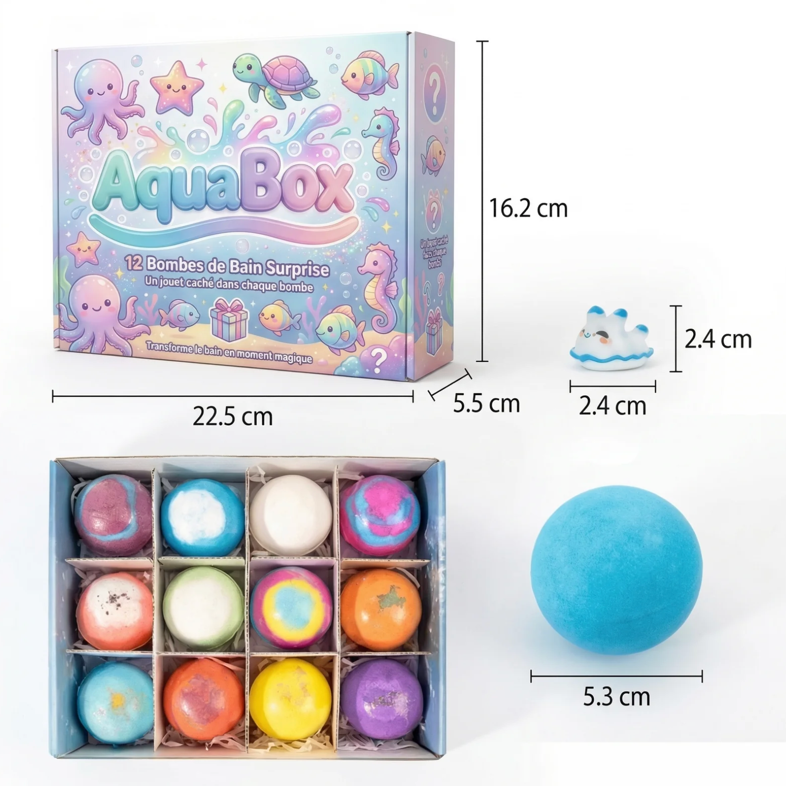 AquaBox™ | Bombe de Bain Surprise pour Enfants