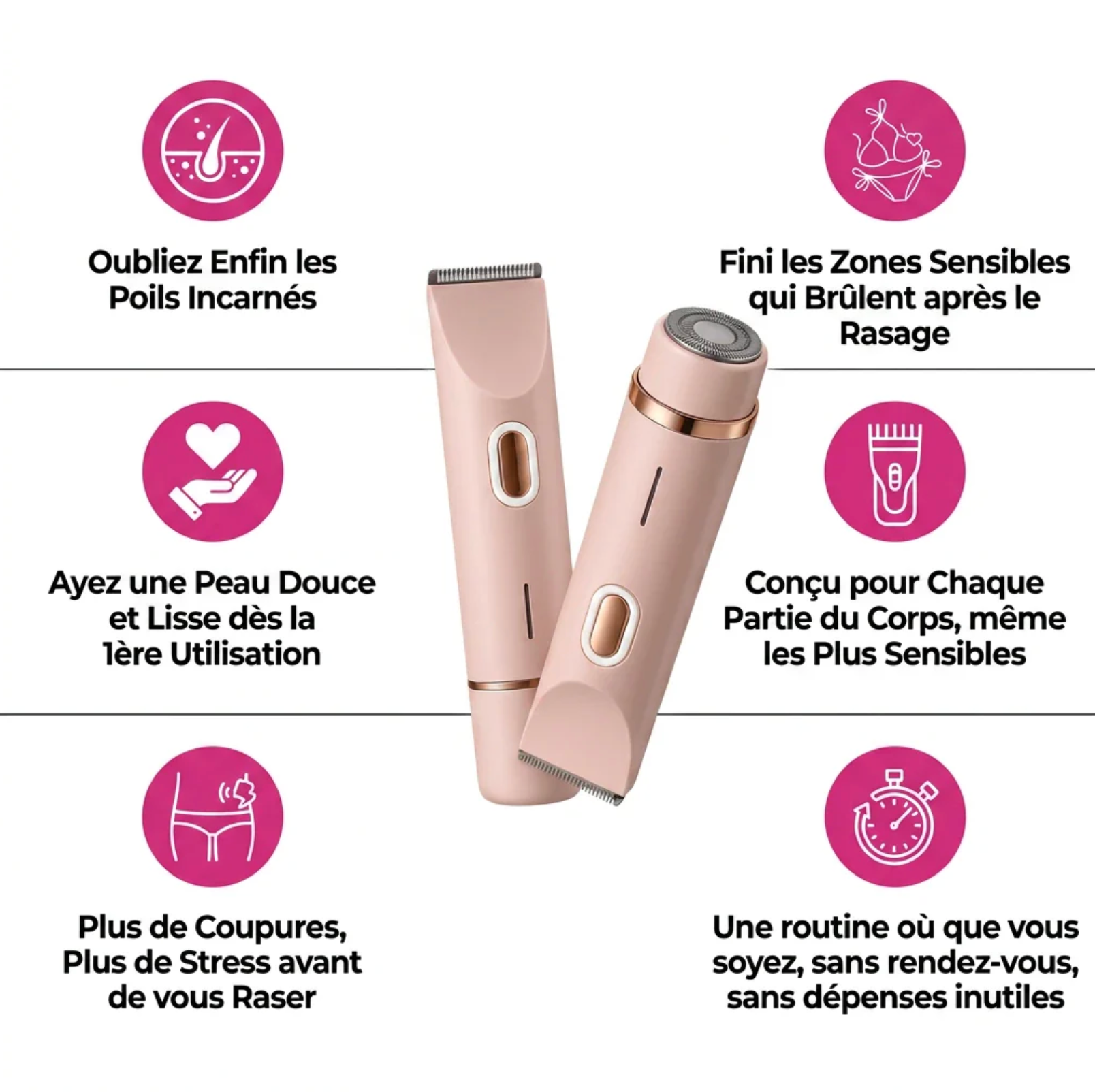 Velvinor™ | Rasoir Douceur Céramique
