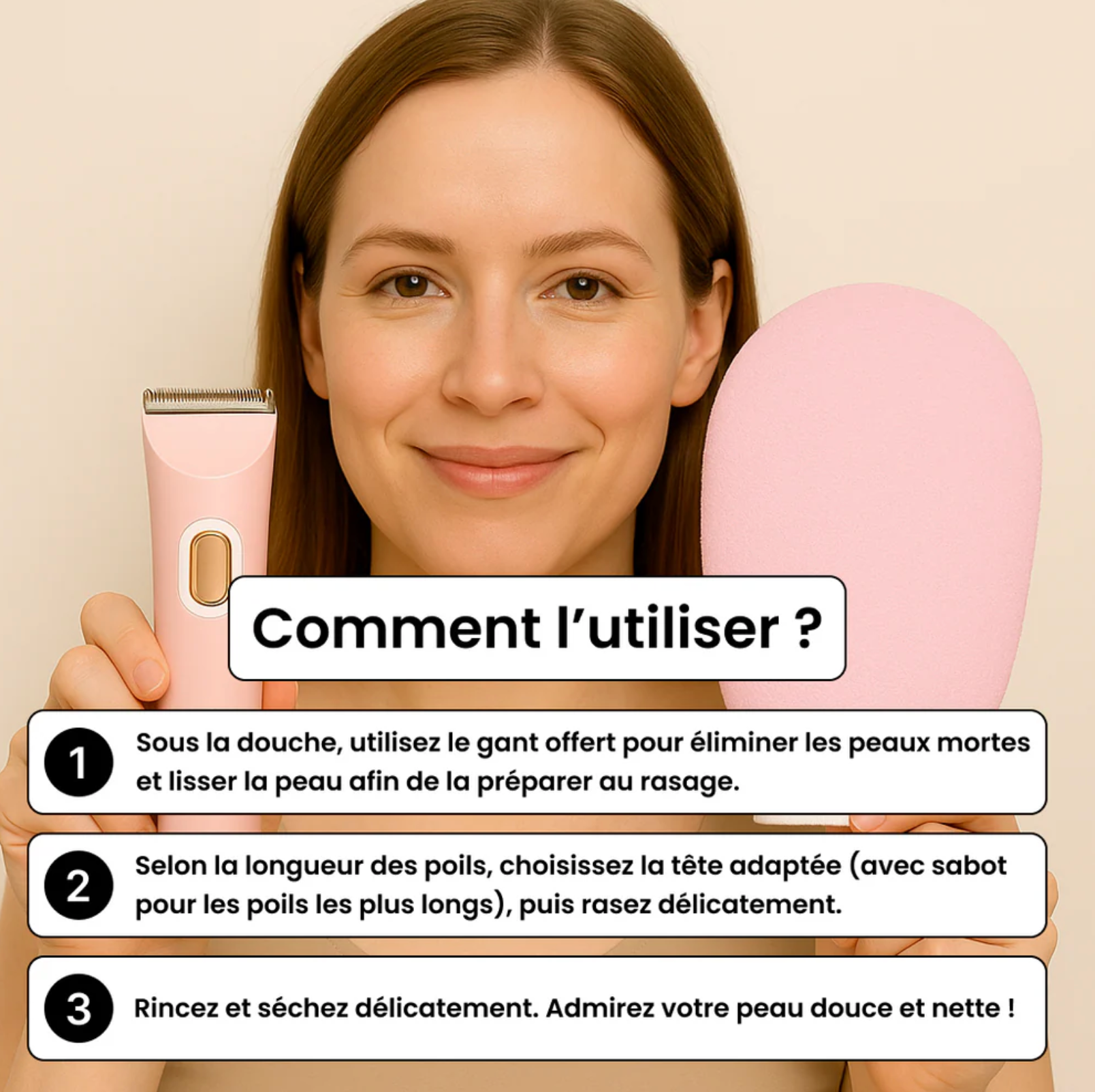 Velvinor™ | Rasoir Douceur Céramique