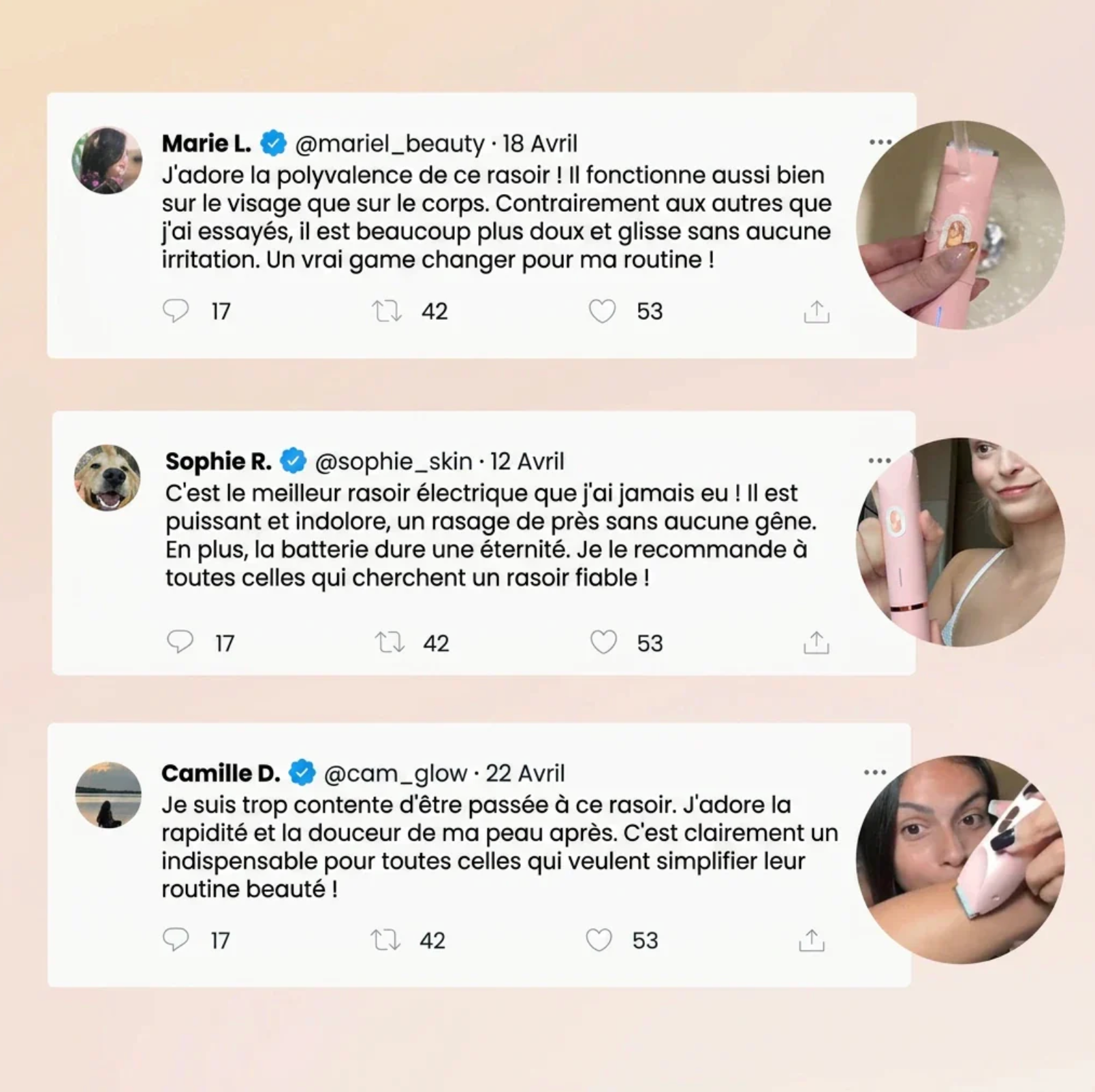 Velvinor™ | Rasoir Douceur Céramique