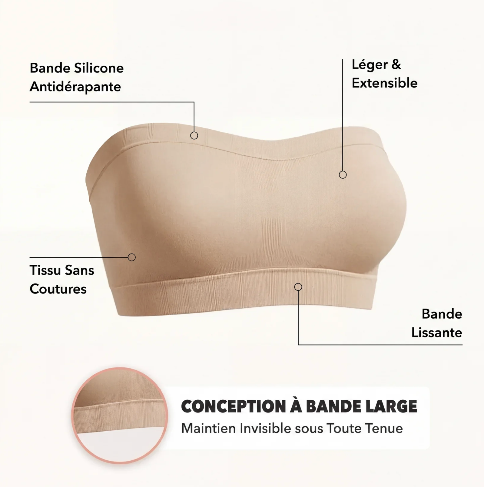 Velvinor™ | Soutiens-Gorge Sans Bretelles