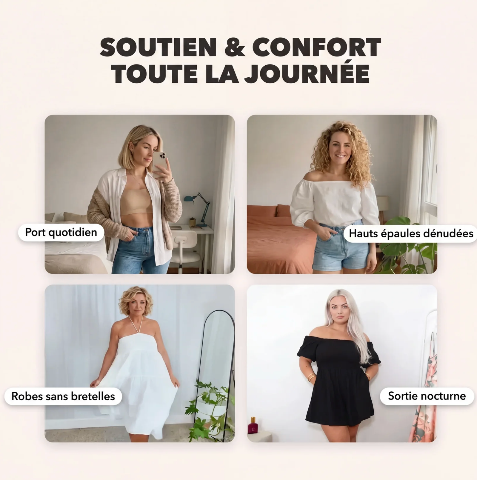 Velvinor™ | Soutiens-Gorge Sans Bretelles