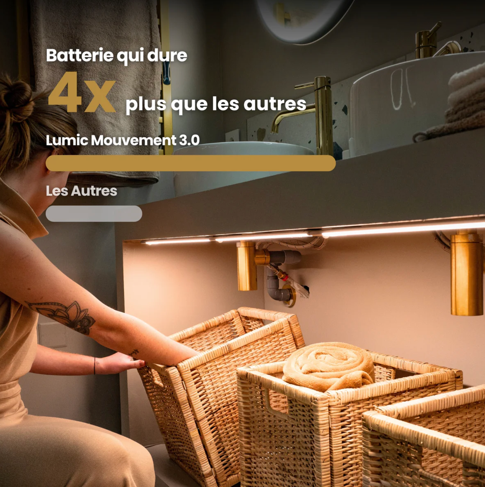 Velvinor™ | Éclairage Intelligent LED à Détection de Mouvement
