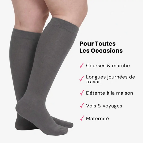 Oxalys™ | Chaussettes de Compression Confortables