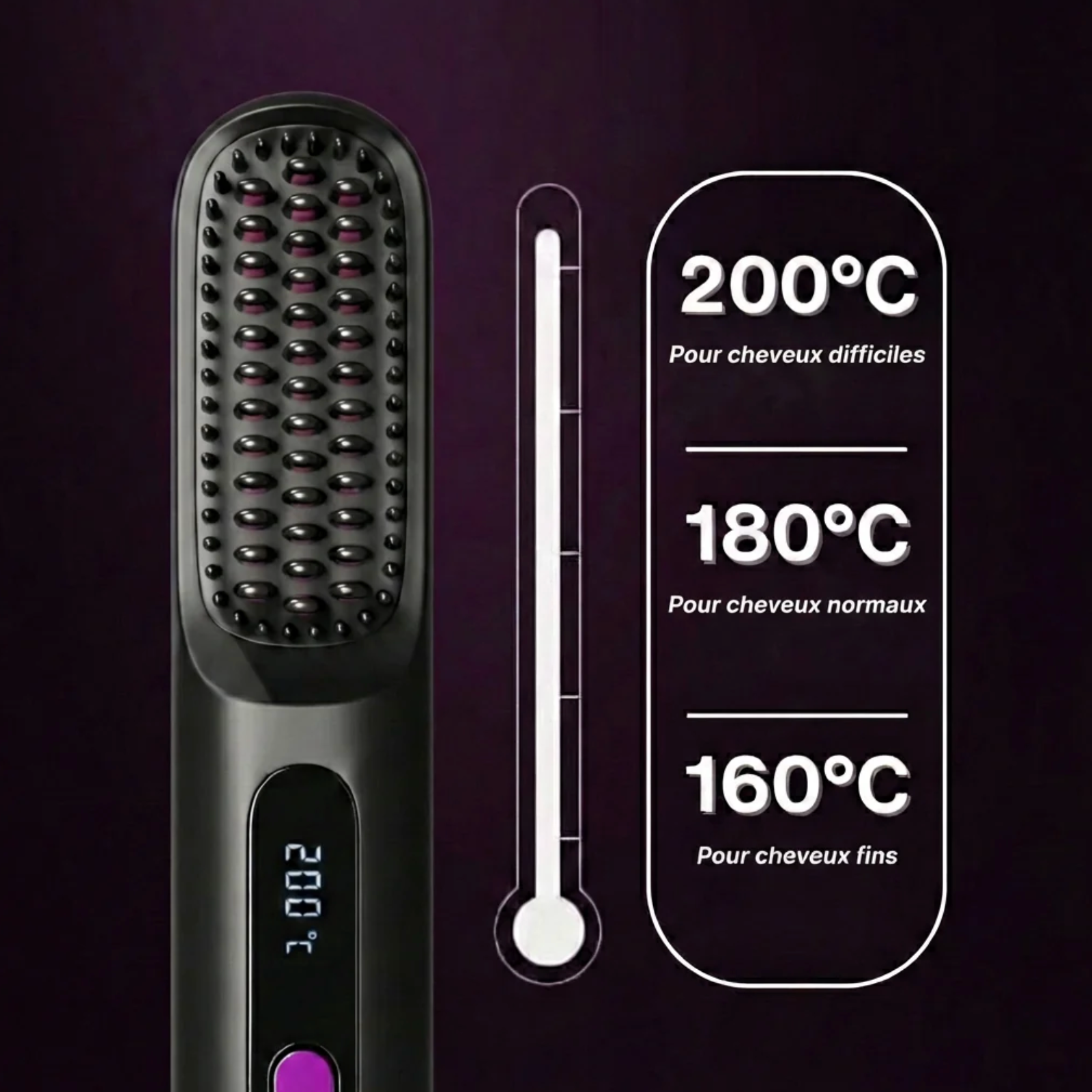 Velvinor™ | Brosse Cocoony Volume Cheveux Courts