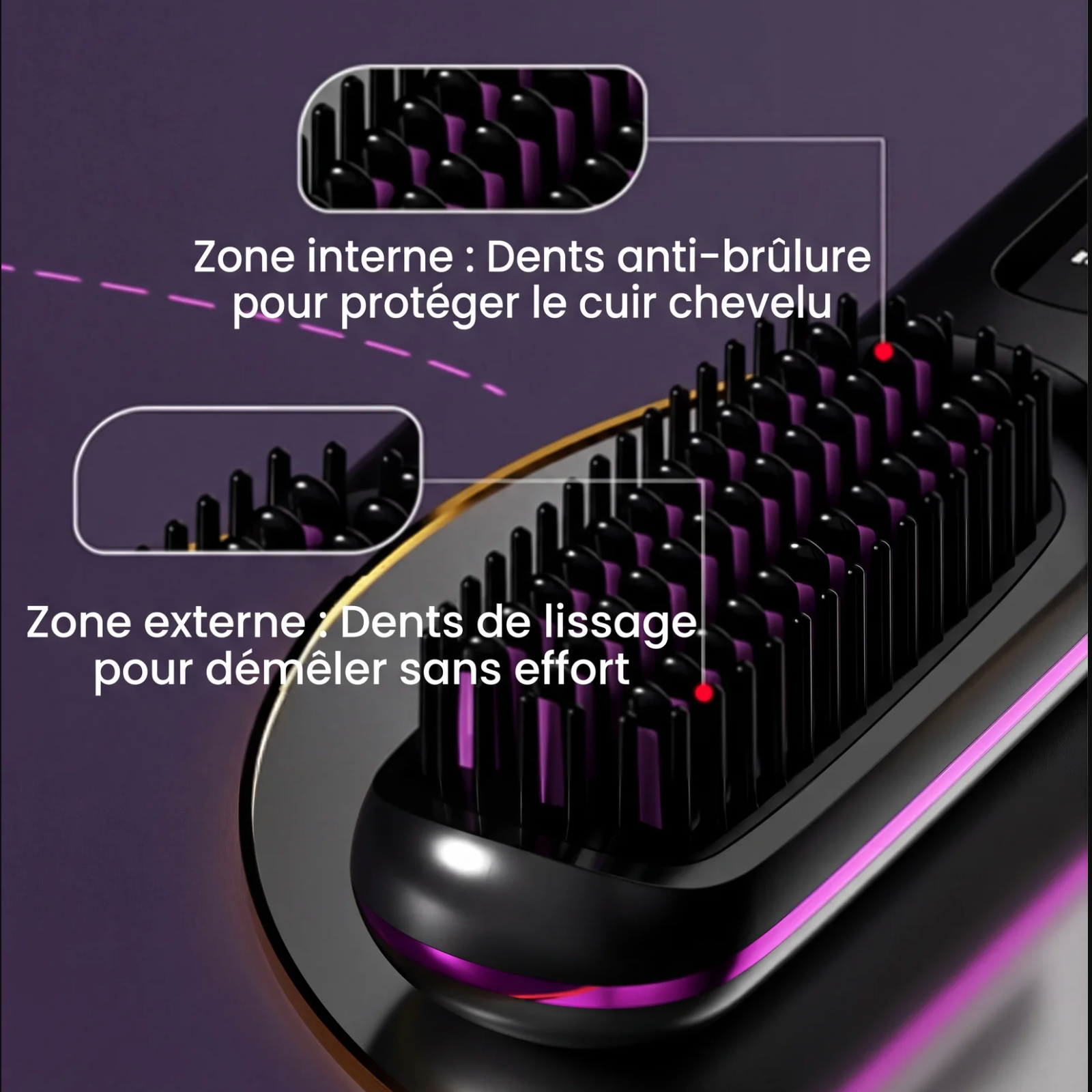 Velvinor™ | Brosse Cocoony Volume Cheveux Courts