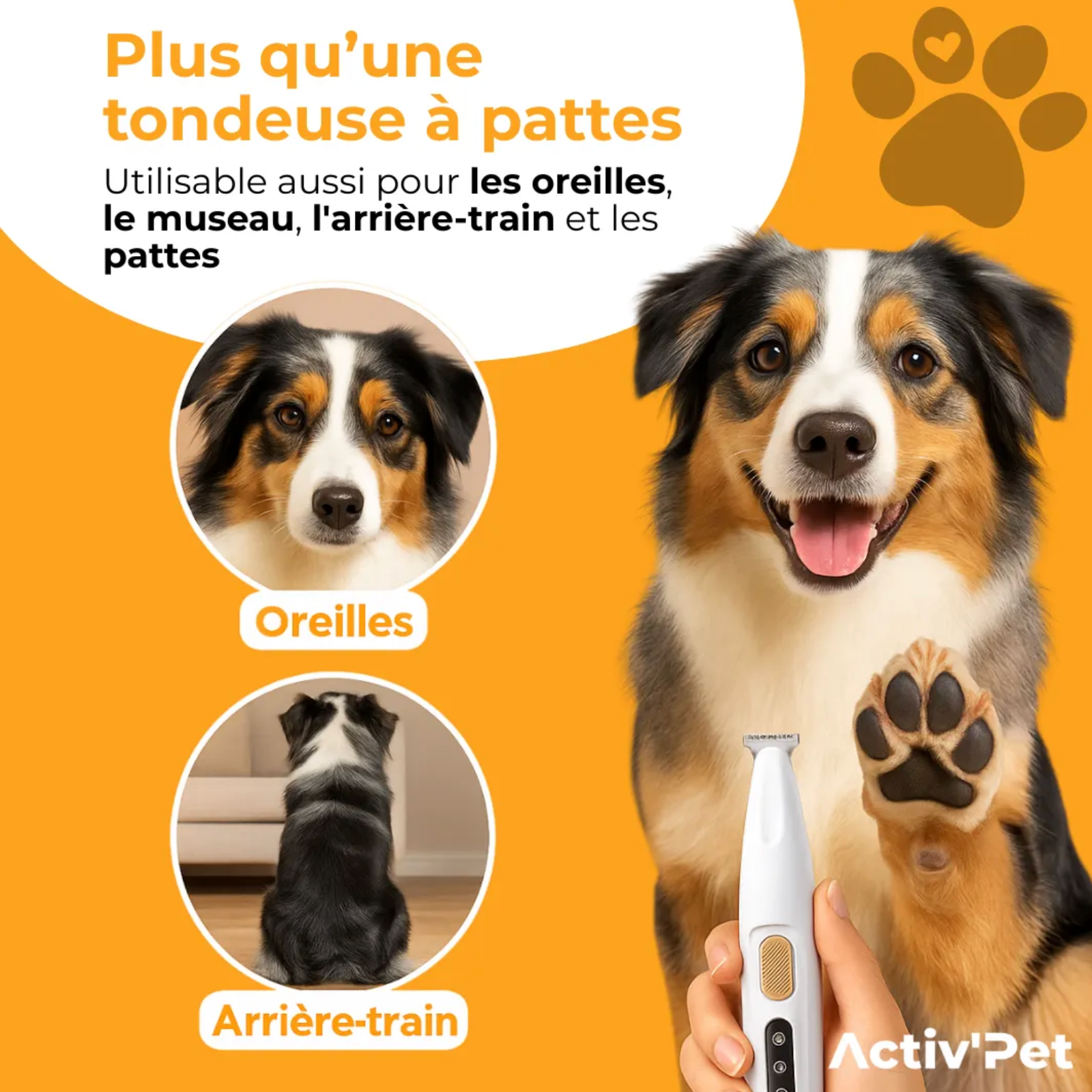 Velvinor™ | Tondeuse à Pattes