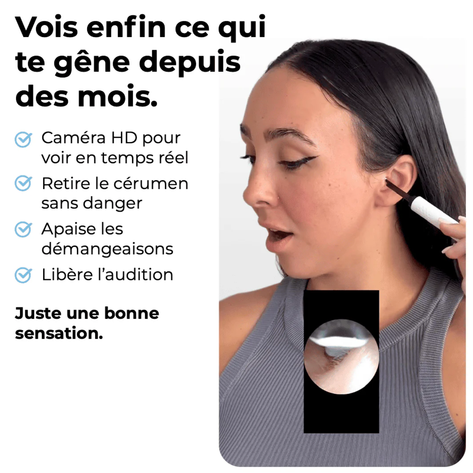 Velvinor™ | Nettoyeur d’Oreilles avec Caméra HD