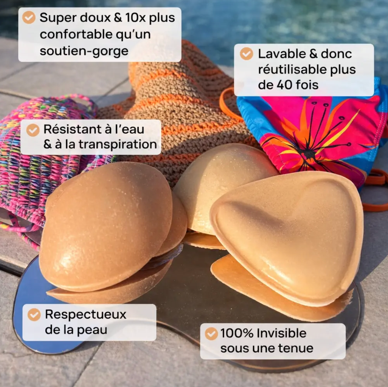 Coussinets Push-Up Adhésifs