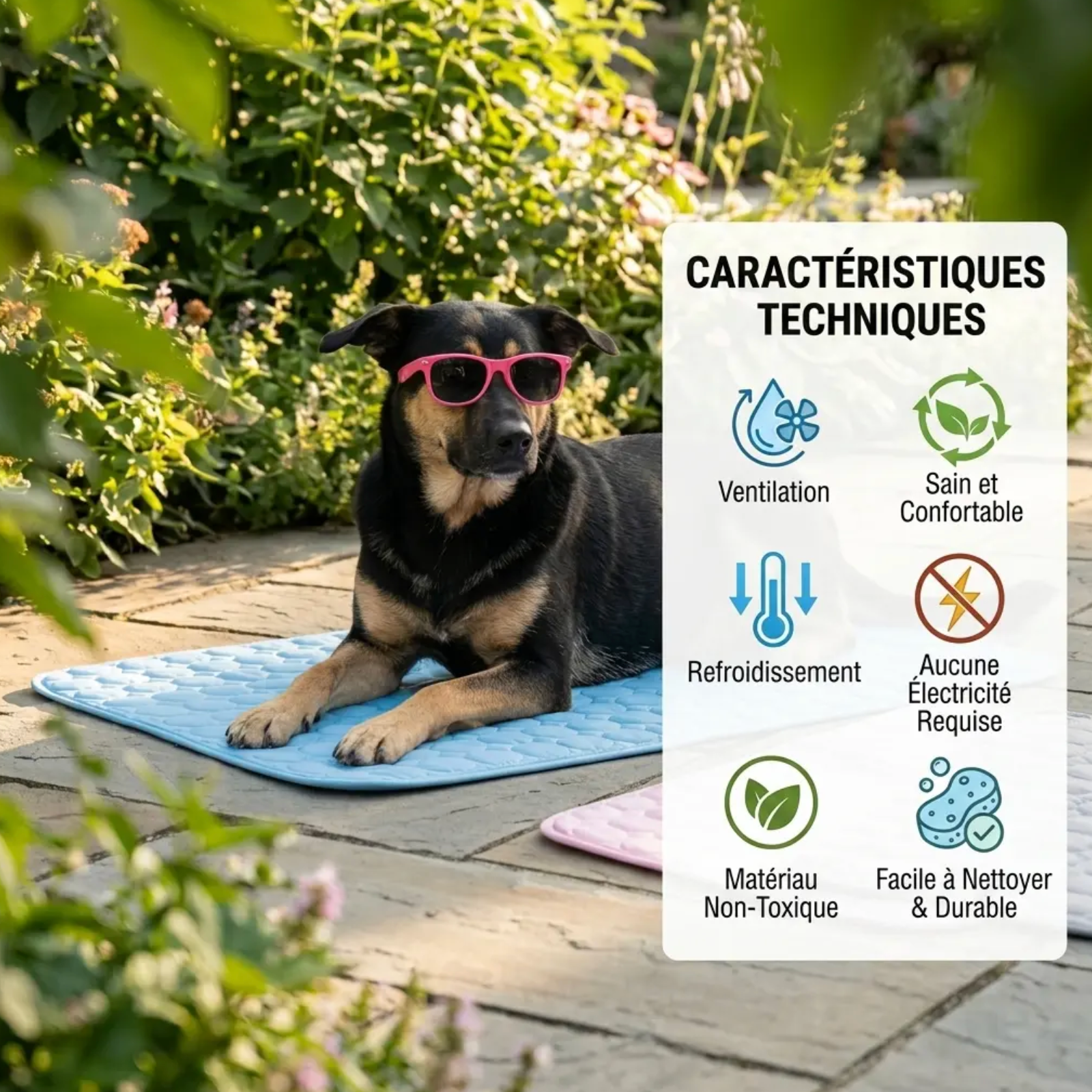 Tapis Rafraîchissant pour Animaux