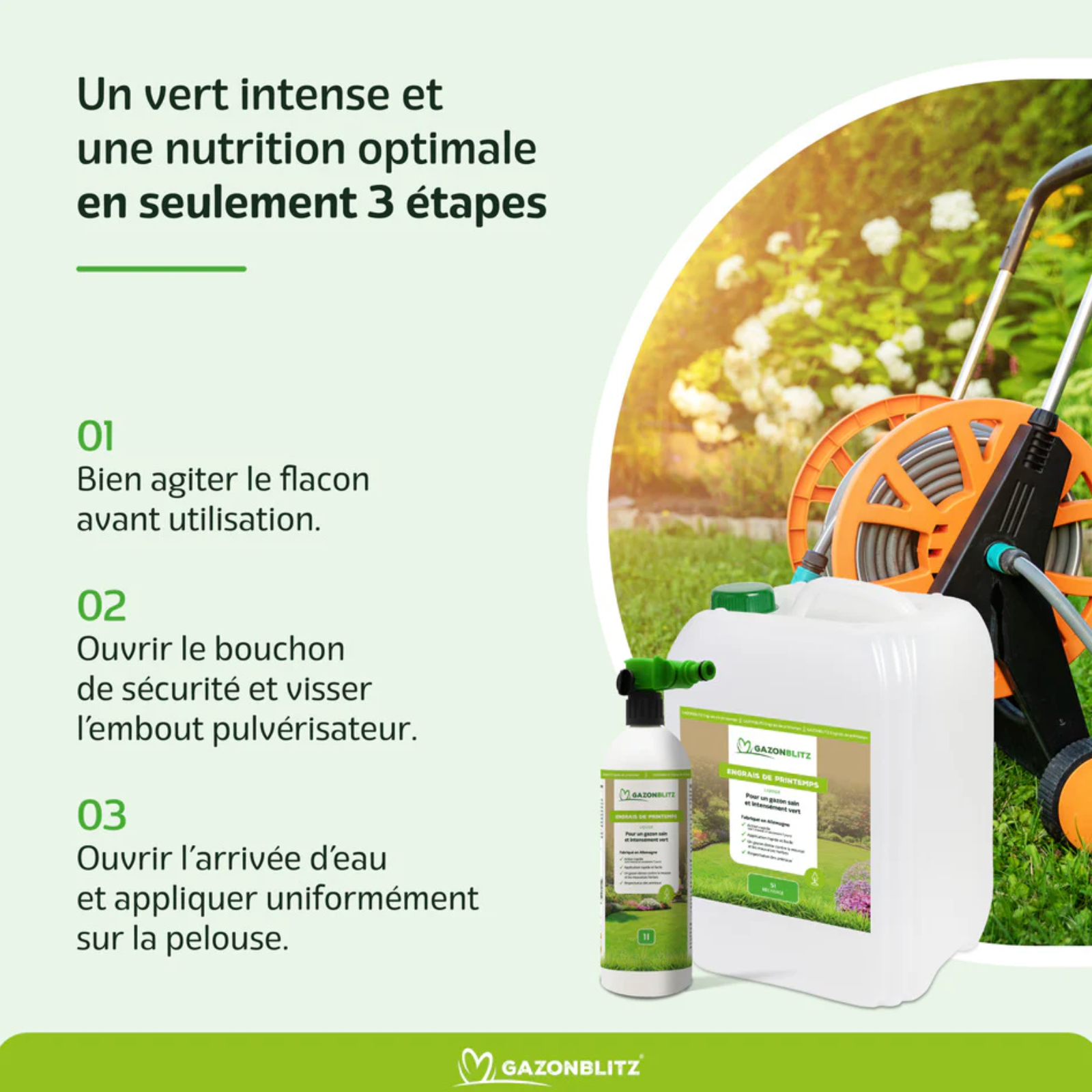 Engrais Liquide pour Pelouse